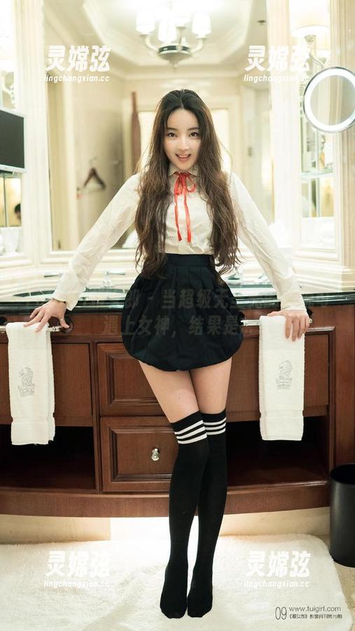 TuiGirl推女郎 - 当超级无圣光的夏倪可遇上女神，结果是...