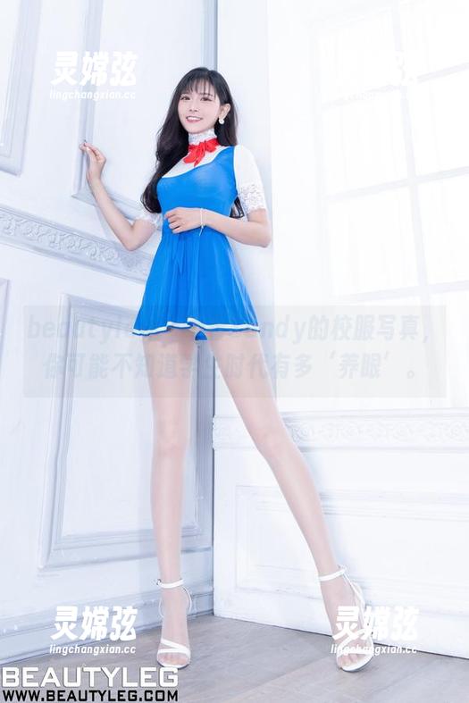 beautyleg - 不看Sandy的校服写真，你可能不知道学生时代有多‘养眼’。